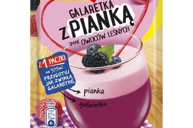 fot. Winiary Nowe desery marki WINIARY – galaretka z pianką