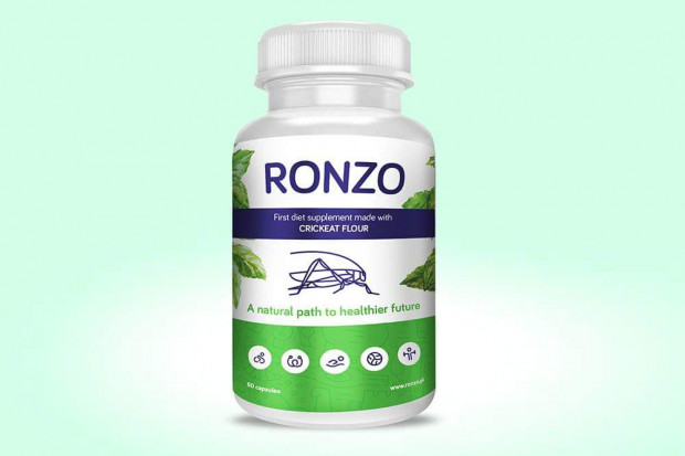 Firma Ronzo chce produkować suplementy diety na bazie mąki świerszczowej. fot. Ronzo Polski startup chce podbić USA produkując suplementy diety ze świerszczy