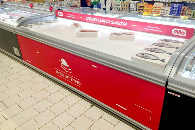 fot. materiały prasowe Sieć Mila promowała ofertę ryb w nietypowy sposób
