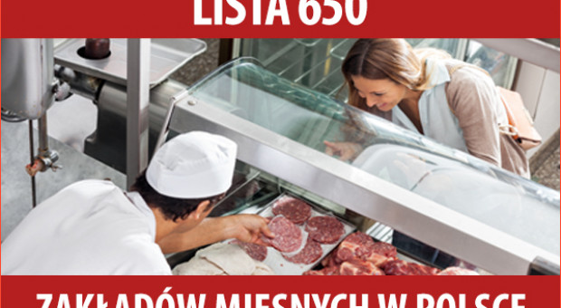 Lista 650 największych zakładów mięsnych w Polsce - nowa edycja