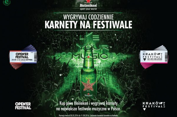 fot. Heineken Heineken zaprasza na festiwalowe lato - Open'er i Kraków Live
