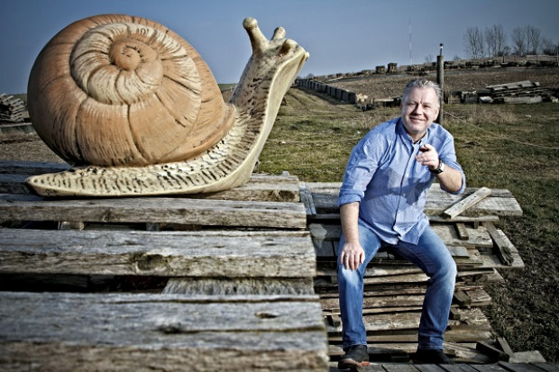 Grzegorz Skalmowski, właściciel Snails Garden. Fot. Pawel Pawlowski/zelaznastudio.pl Właściciel Snails Garden: Wiele osób ma mylne pojęcie o smaku ślimaków