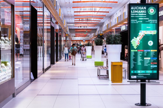 Centrum Handlowego Auchan Łomianki. Fot. CH Auchan Łomianki. Sklep
