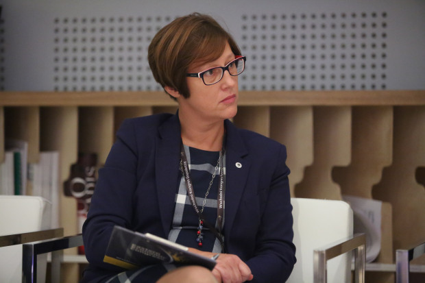 Anna Świebodzka-Nerkowska, dyrektor Departamentu Rozwoju Kadr w Przedsiębiorstwach Polskiej Agencji Rozwoju Przedsiębiorczości, fot. PTWP WKG 2016: Nestorzy powinni dzielić się z młodym biznesem swoją pasją