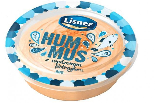 for. matriały prasowe Lisner Lisner wprowadza na rynek hummus. Nowość promuje Michel Moran