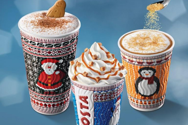 fot. Materiały prasowe Costa Coffee: „Sweterkowe” kubki i nowe zimowe smaki