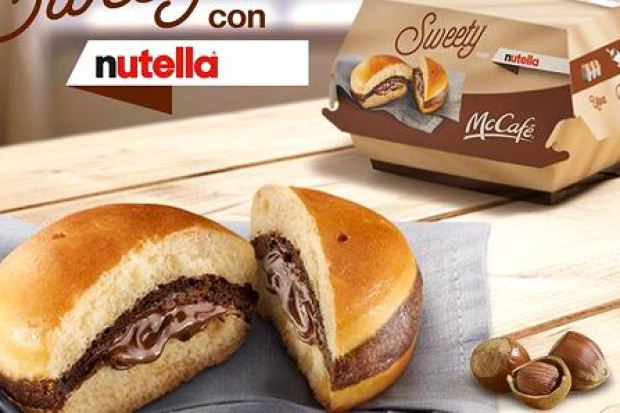 fot. facebook/ McDonald Italia Włoski McDonald's serwuje burgery z Nutellą