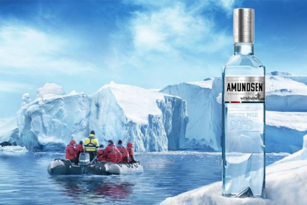 Amundsen Vodka fot. Stock Polska Z wódką Amundsen do krainy wiecznego lodu