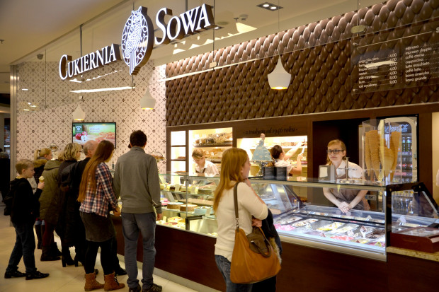 fot. mat. pras. Grycan, Sowa i Olimp w olsztyńskim Aura Centrum