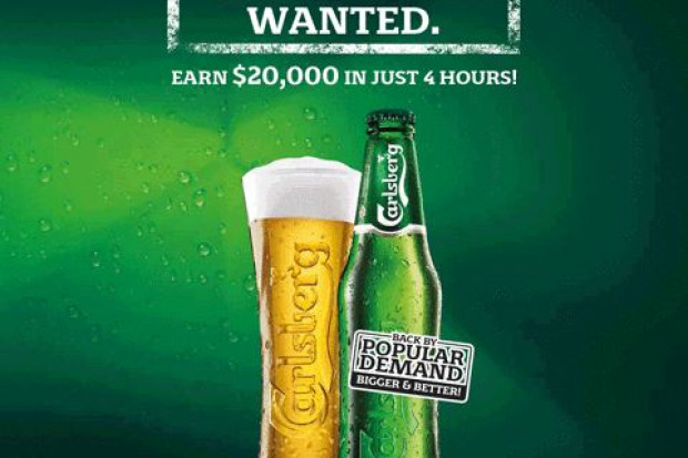 fot. facebook.com/CarlsbergSingapore Carlsberg Singapore szuka chętnych do zarobkowego picia piwa