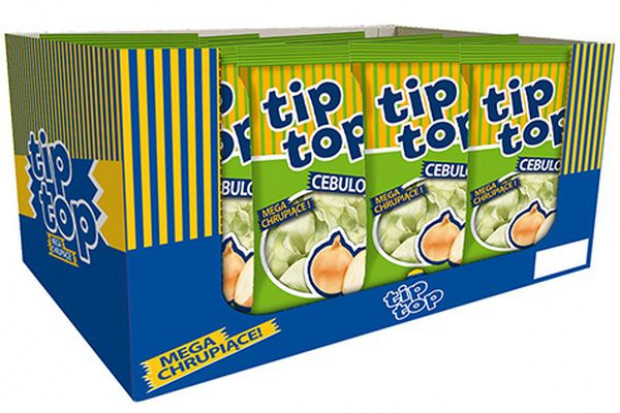 Główną marką produkowaną przez Aero Snack są prażynki Tip Top w różnych smakach fot. grupaotmuchow.pl Grupa Otmuchów chce dość szybko sprzedać spółki Jedność i Aero Snack