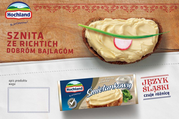 fot. Hochland Ruszyła śląskojęzyczna kampania reklamowa firmy Hochland