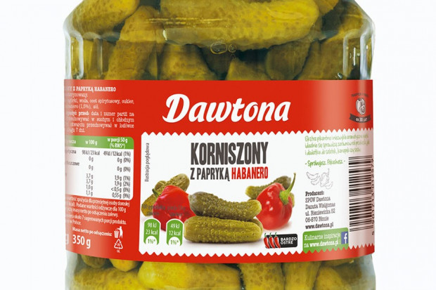 fot. materiały prasowe Korniszony z papryką habanero od Dawntony