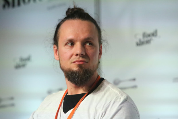 Albert Szpindowski z firmy Catering Dietetyczny Zielony Pomidor. fot. PTWP Food Show 2017: Coraz więcej Polaków zainteresowanych cateringiem dietetycznym