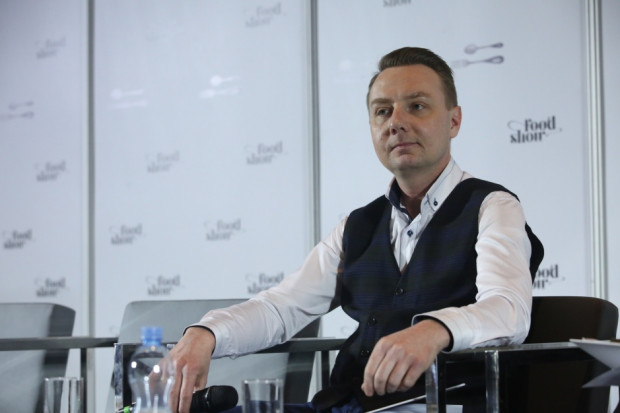 Sebastian Humski, szef kuchni restauracji "Hetman" w Lgocie Wielkiej i członek Euro-Toques Polska, fot PTWP Food Show 2017: Dziczyzna powraca na polskie stoły, także w gastronomii