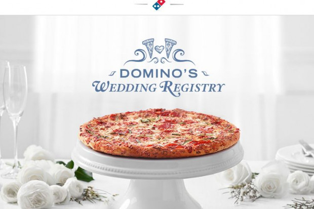 fot. Domino's Wedding Registery Voucher do pizzerii jako prezent ślubny? Domino's chce zagarnąć nowy rynek