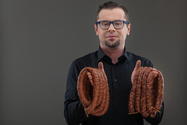 Jacek Nowicki, właściciel firmy Nowicki Naturalnie, fot. "Warsztat Kadru" Łukasz Walaszczyk Na produkcji tradycyjnych wędlin można zarobić, ale tylko ciężką harówą (wywiad)