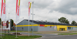 Supermarket Bricomarché w bartoszycach. Fot. materiały prasowe Grupa Muszkieterów otwiera supermarket Bricomarché w Bartoszycach