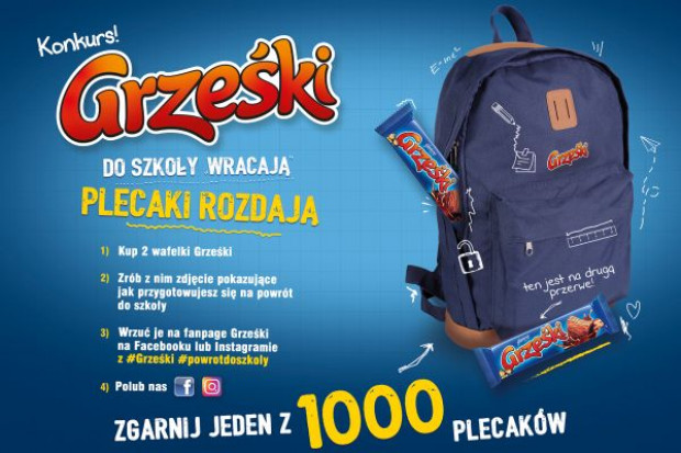 fot. materiały prasowe Grześki wracają do szkoły – nowa akcja marki Grześki