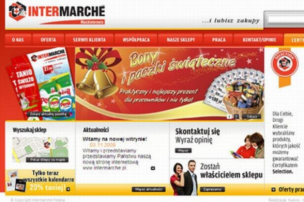 Intermarche ma nowy serwis internetowy