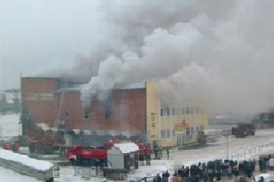 FOT. TVN24 Spłonął sklep Biedronka na Dolnym Śląsku