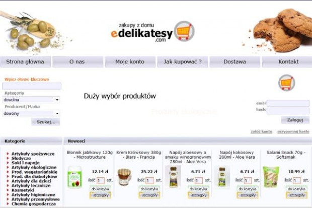 edelikatesy.com zwiększają obroty o 70 proc, i planują uruchomieni e nowego e-sklepu