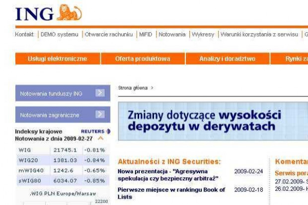 Analityk ING Security: Banki zaczną wkrótce upominać się o uregulowanie depozytów opcyjnych od PKM Duda