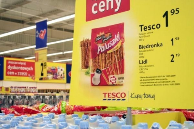 Nowa strategia dyskontowa pomoże Tesco zyskać dodatkowe 0,5 proc. udziału w rynku FMCG