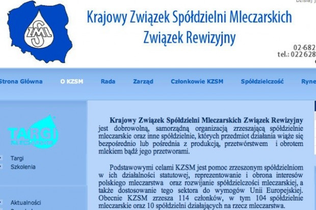 Prezes KZSM: Pracujemy nad konsolidacją mleczarstwa i większym wykorzystaniem PROW