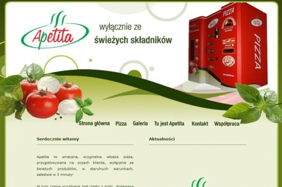 Firma sprzedająca pierwszą w Polsce pizzę z automatu buduje własną fabrykę dodatków