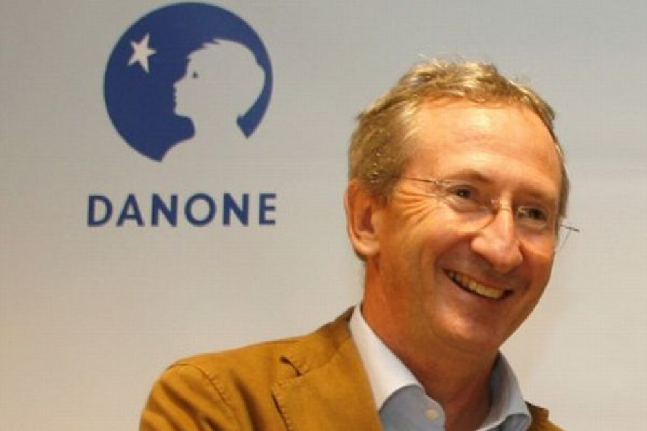 prezes Grupy Danome Franck Riboud. fot. lemediascope.fr Danone notuje silne wzrosty na świecie i zwiększa udziały w polskim rynku