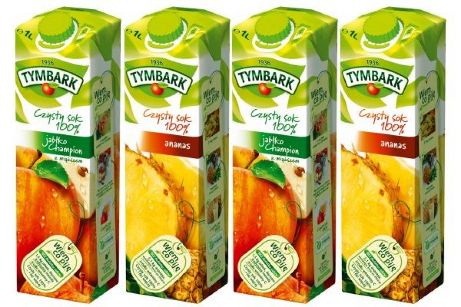 Nowe smaki w ofercie 100-proc. soków Tymbarku