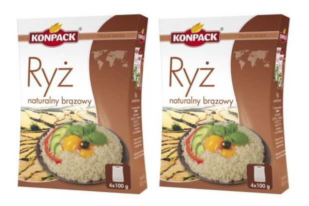 Konpack wzbogaca oferę o naturalny ryż brązowy