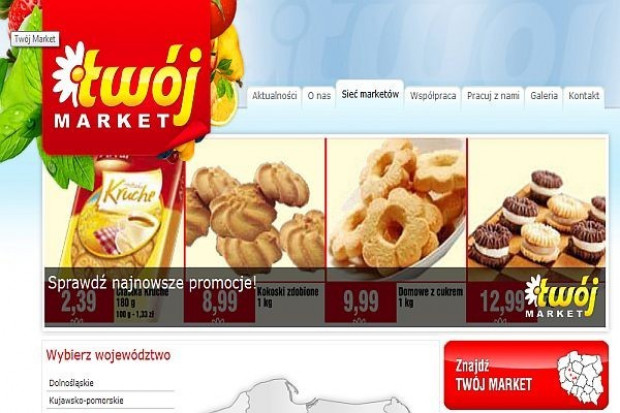 Sieć Twój Market chce mieć do końca roku prawie 30 sklepów. W planach budowa 2 magazynu