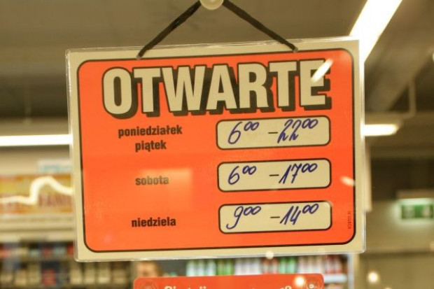 W niedzielę sklepy będą zamknięte