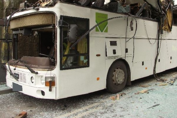 fot. OSP Burkartów W wypadku polskiego autokaru w Brandenburgii zginęło 13 osób