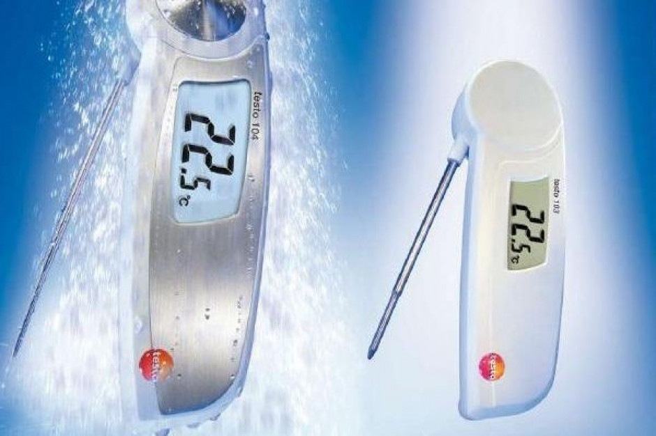Termometry testo 103 i testo 104 do szybkiej i wiarygodnej kontroli temperatury produktów spożywczych