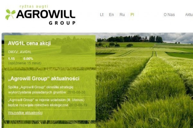 Litewski producent mleka i zbóż, firma Agrowill chce wejść na polską giełdę