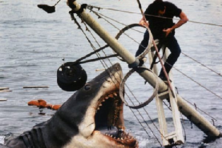 Scena z filmu "Szczęki" Znowu zamknięte plaże w Szarm - strach przed rekinami