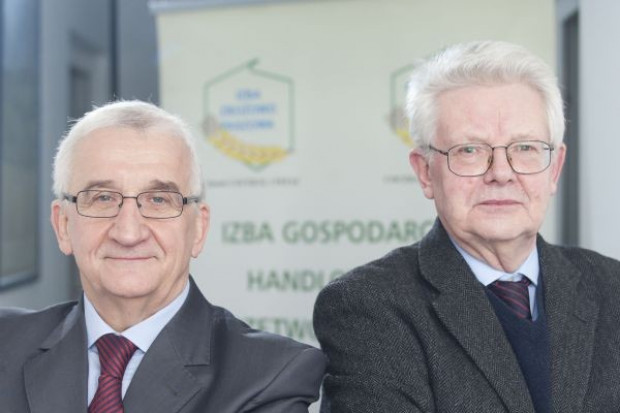 Adam Tański (z lewej), prezydent Izby Zbożowo-Paszowej i jej sekretarz generalny Maciej Tomaszewicz Izba Zbożowo-Paszowa: Wzrosty cen zbóż to efekt przede wszystkim spekulacji