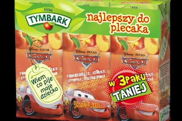 Nowe opakowania i smaki Tymbarku dla dzieci