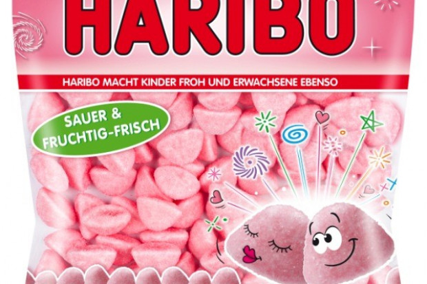 Truskawkowe żelki od Haribo
