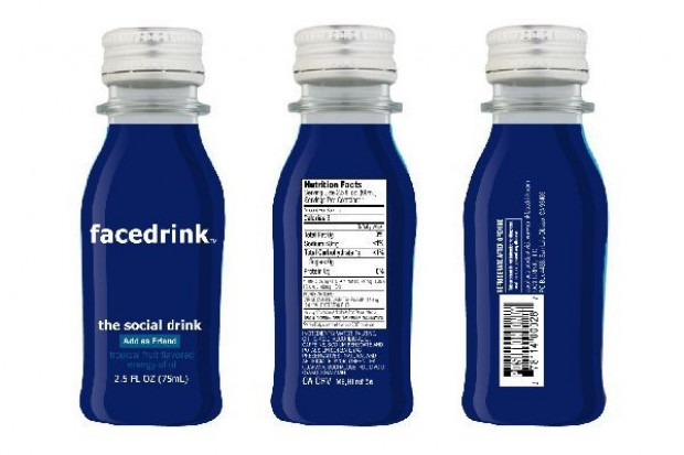 Big Brands wprowadziła na rynek napój Facedrink, fot. drinkfacedrink Na rynek wchodzi Facedrink, czyli napój nawiązujący do portalu Facebook
