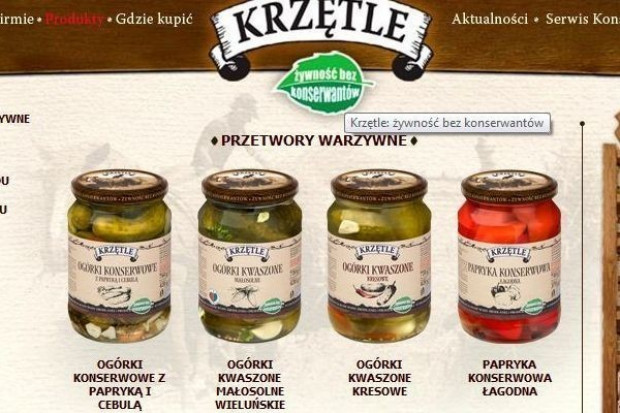 Zakłady Produkcji Spożywczej Krzętle są producentem przetworów warzywnych, dań gotowych mięsnych i warzywnych, zup gotowych oraz koncentratów Prezes ZPS Krzętle: Konsumpcja polskich produktów bez konserwantów będzie rosła