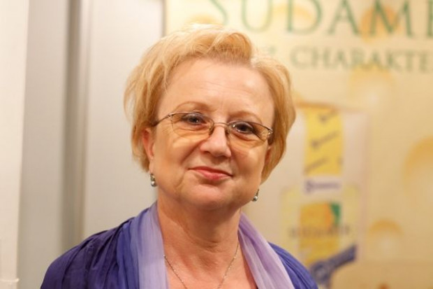 Na zdj. Bożena Dobrzyń, prezes Spółdzielni Mleczarskiej Sudowia, fot. Paweł Pawłowski. Sudowia pracuje nad kolejnymi innowacyjnymi produktami mleczarskimi