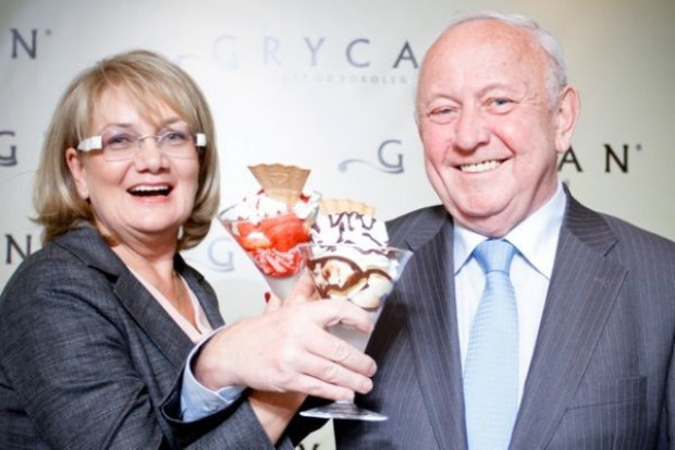 Zbigniew i Elżbieta Grycan, właściciele marki Grycan Grycan otworzy kilkanaście lodziarni, chce rozwijać eksport