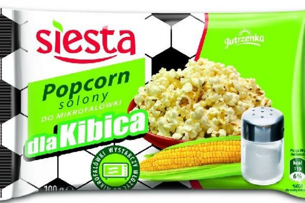 Popcorn do mikrofalówki Siesta z piłkarskich motywem