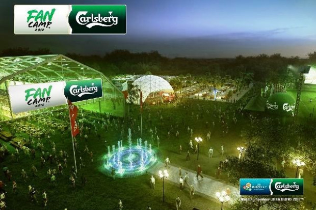 Fot. Carlsberg Carlsberg zbuduje na euro 2012 cztery FanCampy z miejscami noclegowymi, gastronomią i strefami rozrywki