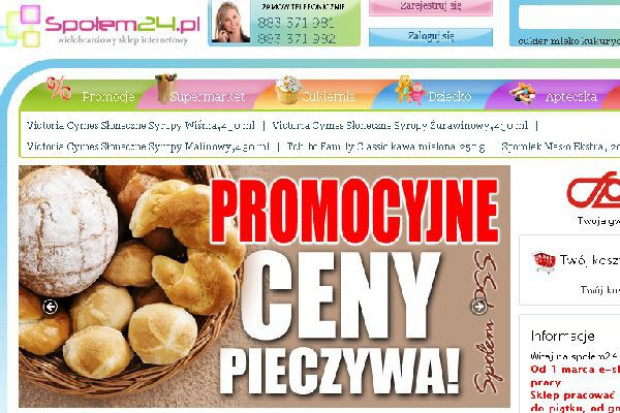 społem24.pl Społem inwestuje w sklep internetowy społem24.pl