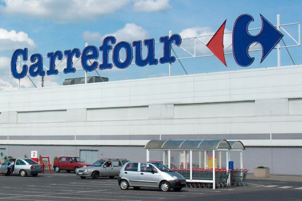 Sklep sieci Carrefour w Łodzi, fot. Silka, Ytong Sprzedaż Carrefoura w Polsce w I kw. wyniosła prawie 0,5 mld euro